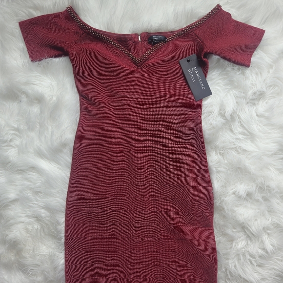 NWT Marciano Atzi Bandage Gown Red size Small - Picture 4 of 9